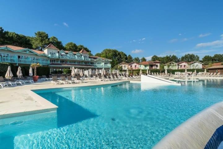 Maison Sur Golf Avec Piscine Chauffee A Lacanau Ocean Екстер'єр фото